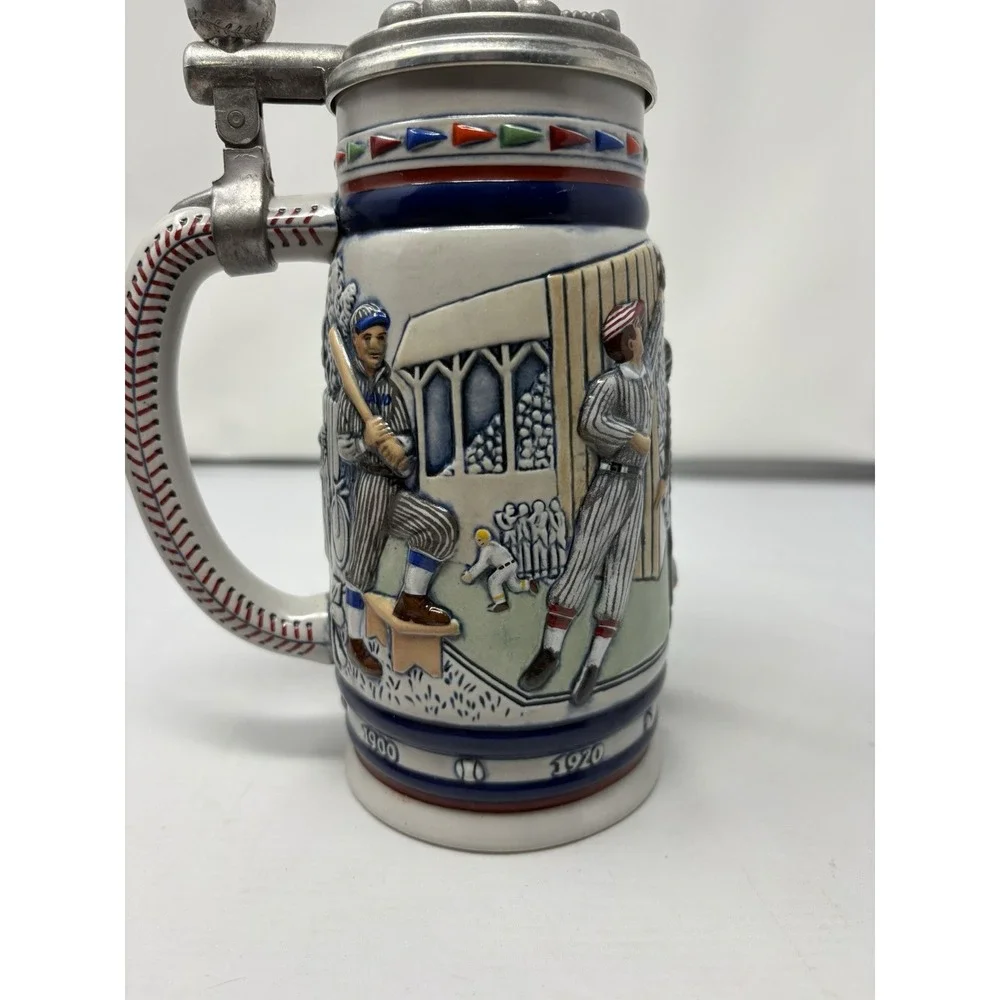 Avon Great American Baseball Beer Stein Collection Handcrafted in Brazil, 1984